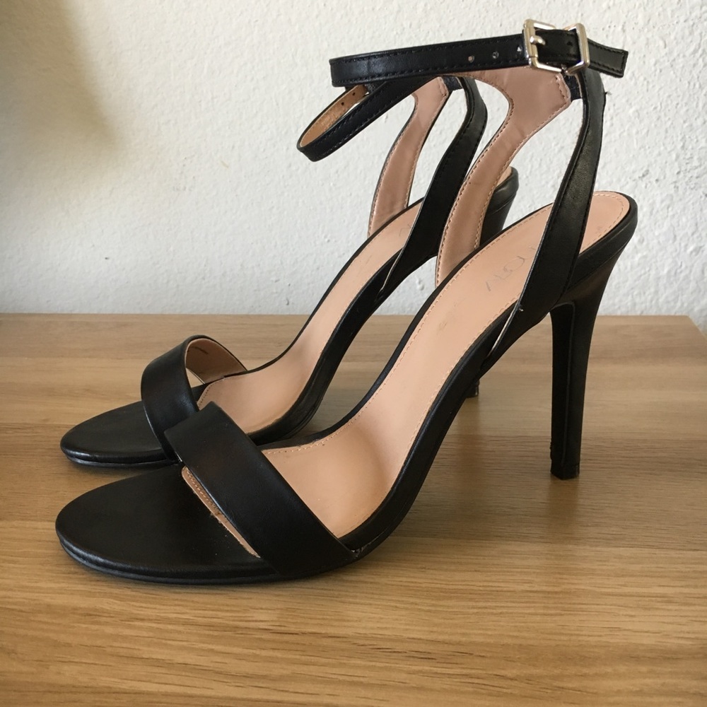 Abound strappy black heels sandals